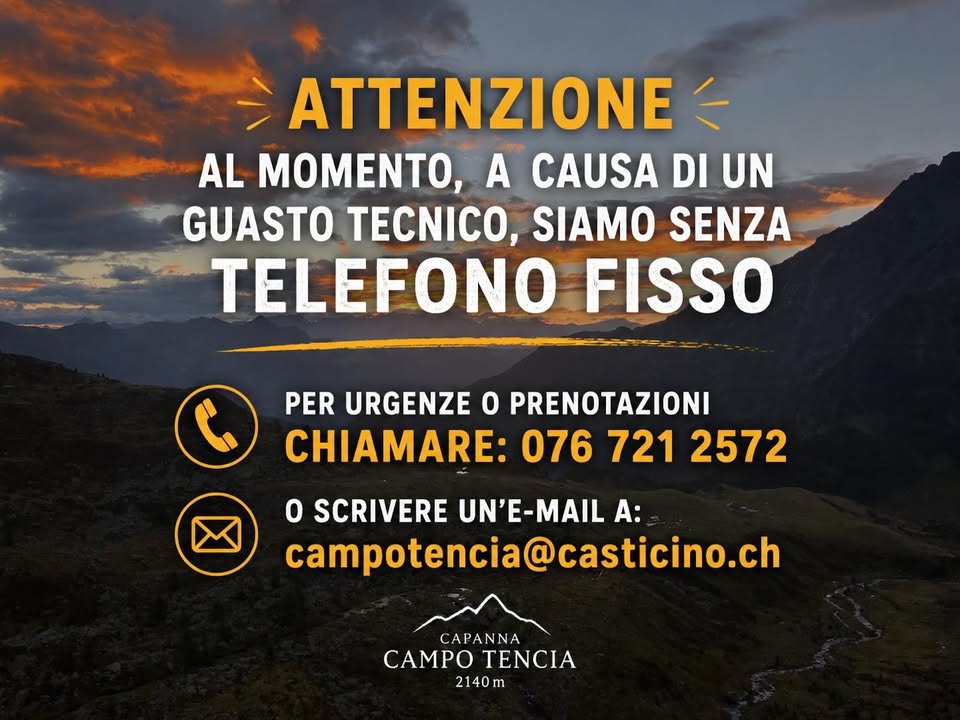 Capanna Campo Tencia CAS